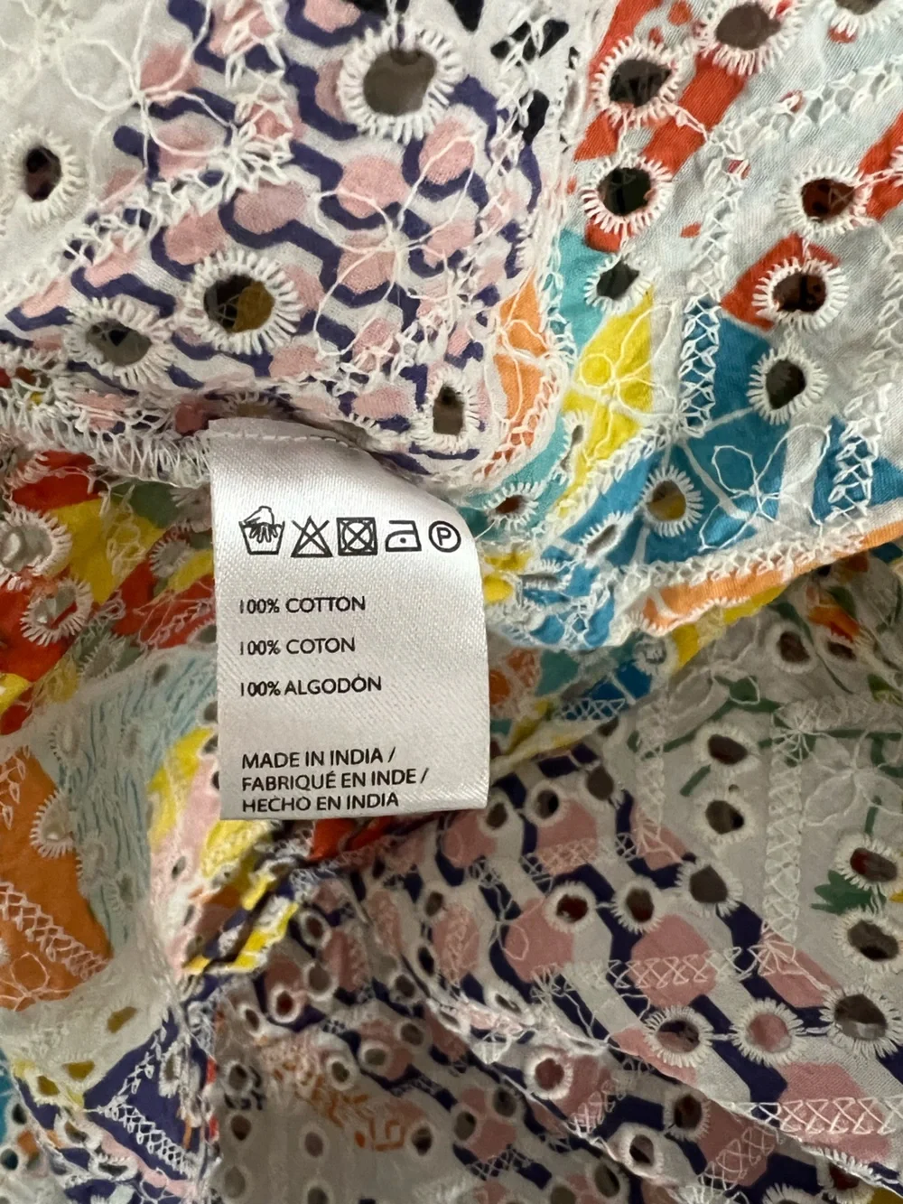 Anthropologie Rayne Patchwork Eyelet Kimono - Picture 6 of 6